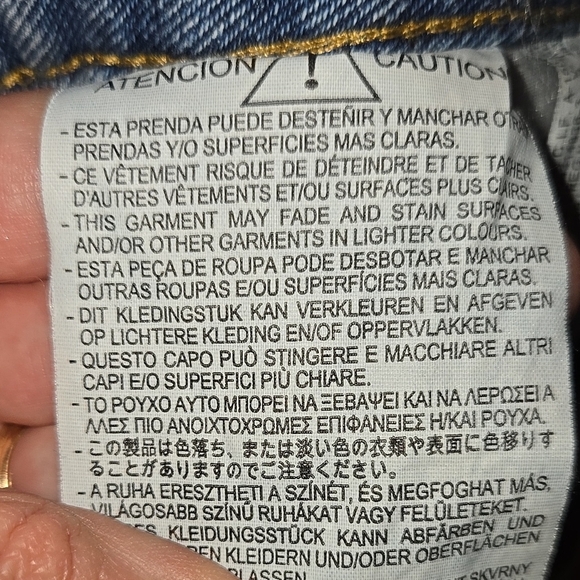 Zara Blue Denim Colorblock Patchwork Mini Skirt Size Medium - Picture 4 of 5